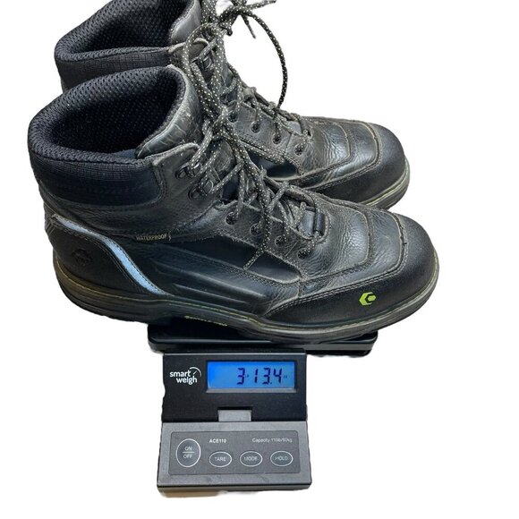 Wolverine w10484 Multishox Waterproof Steel Toe Black Work Boots Lace Up 12EW - Picture 10 of 10